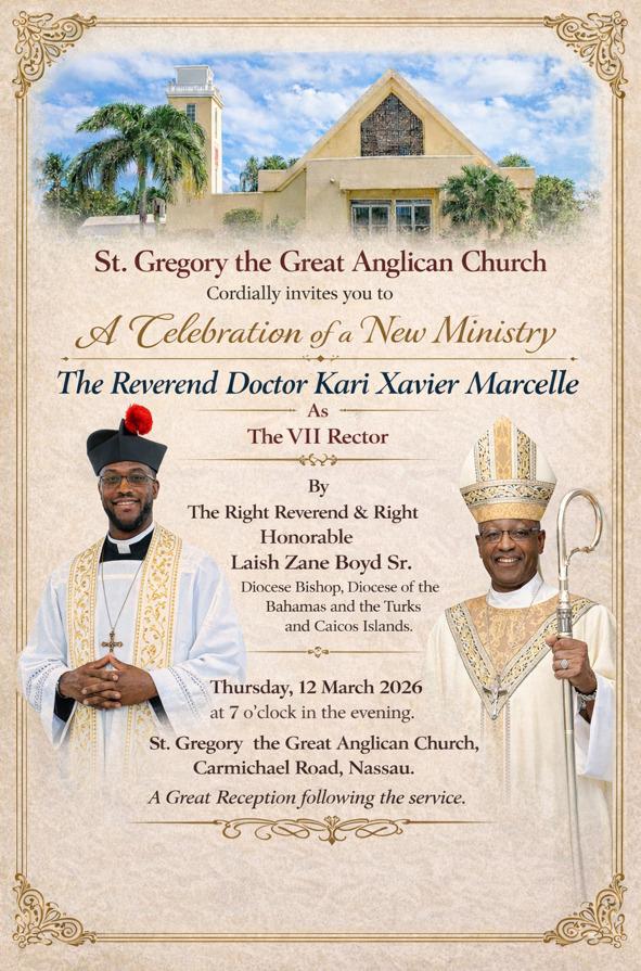 Celebration of a New Ministry flyer